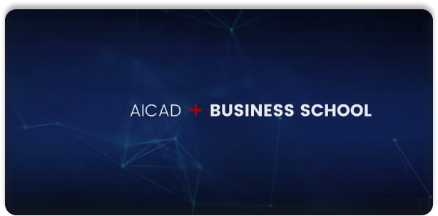 Aicad Business School Blue Bg